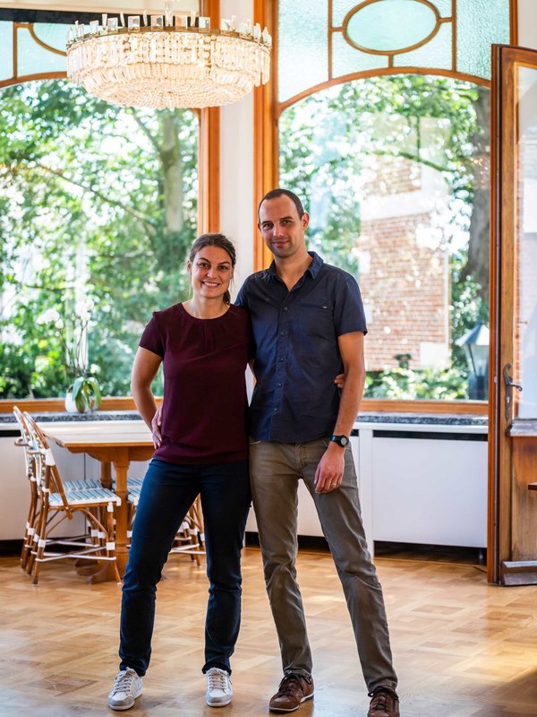 Windy en Tomas van Shamon Hotel