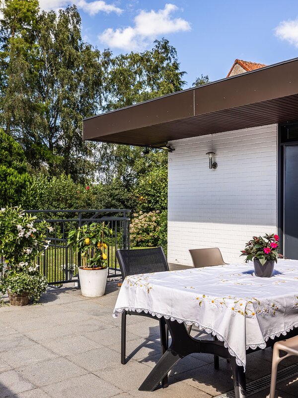 Terras van B&amp;B Villa De Keyser