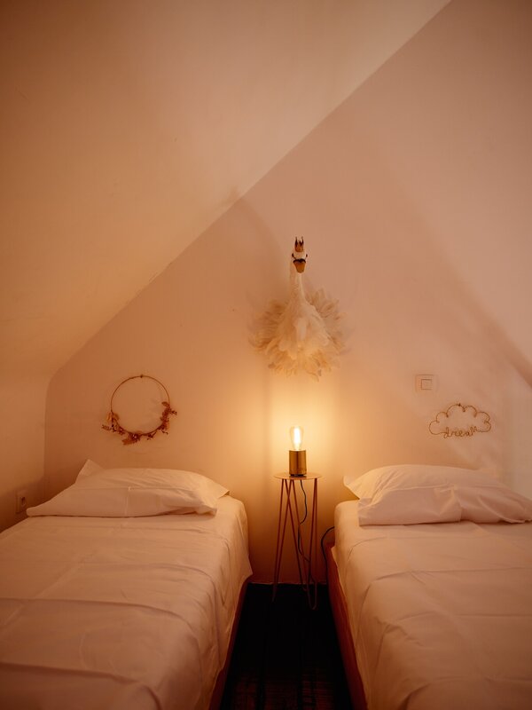 Slaapkamer in Vakantiehuis WildeWeg